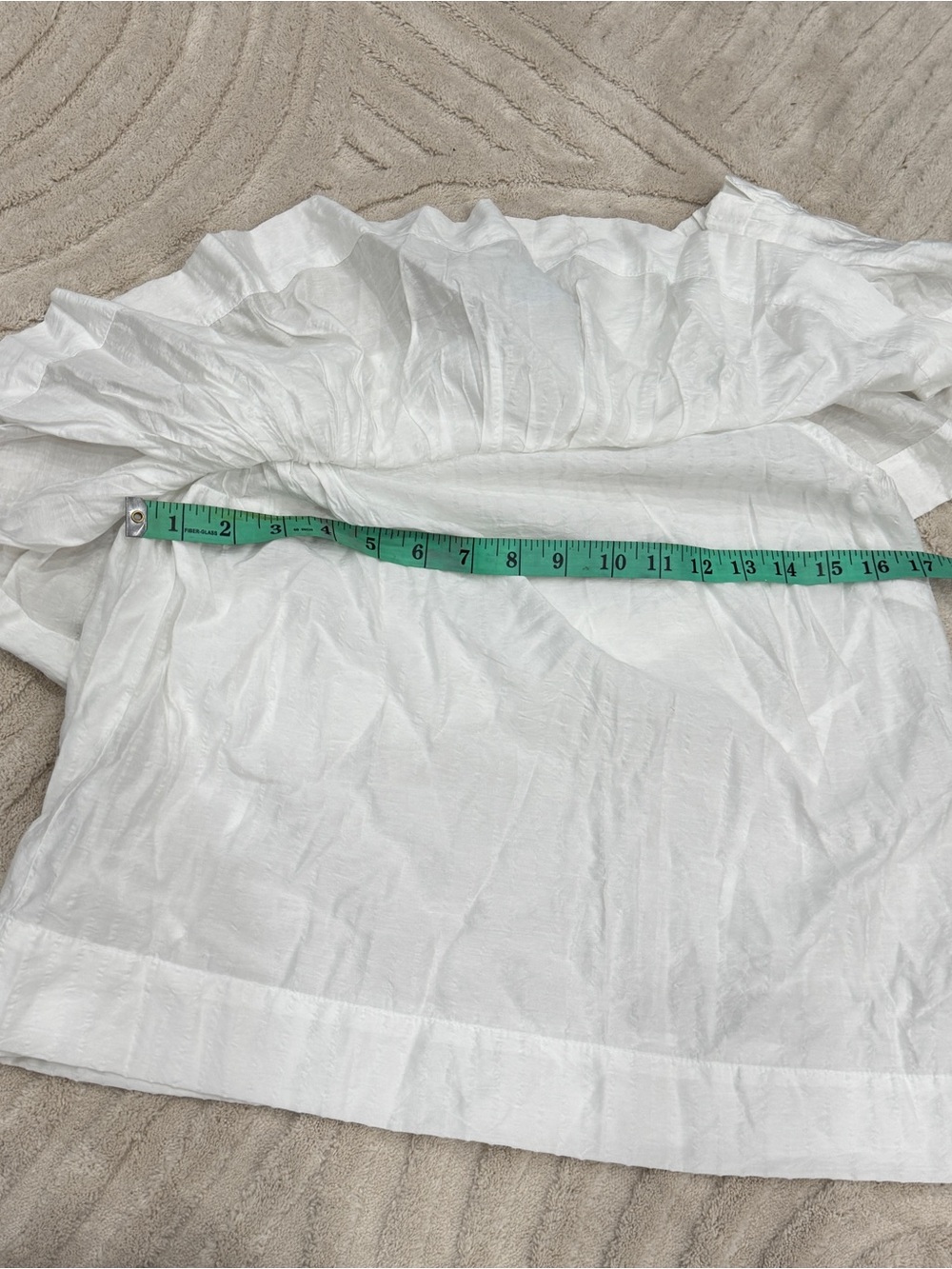 LOFT White Ruffled Off-Shoulder Top - Picture 4 of 6